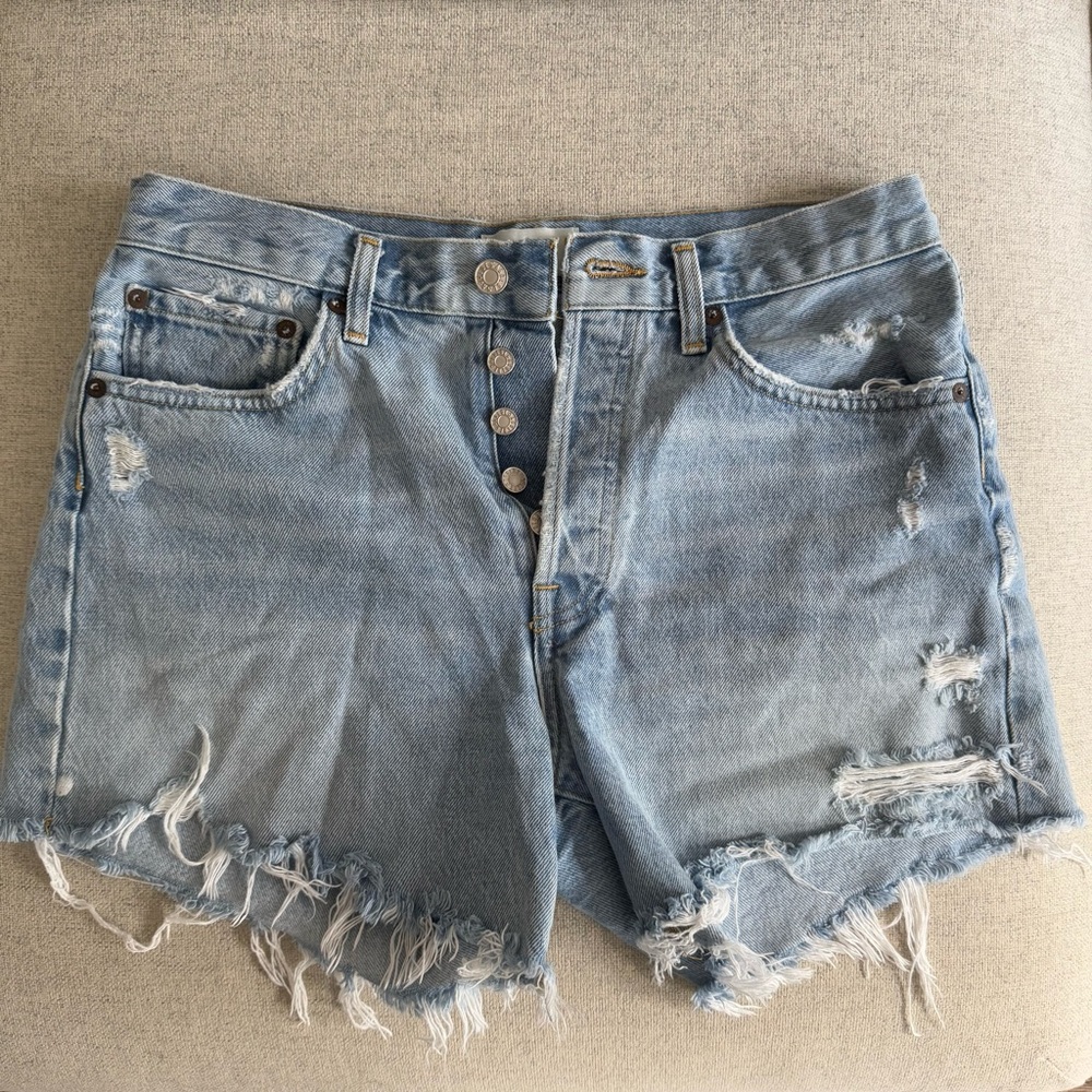 Agolde | Parker Jean Shorts | Distressed